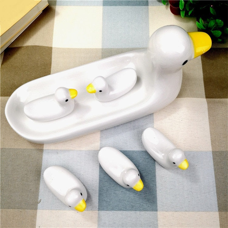 Silly Goose Eats Fancy Plates Set