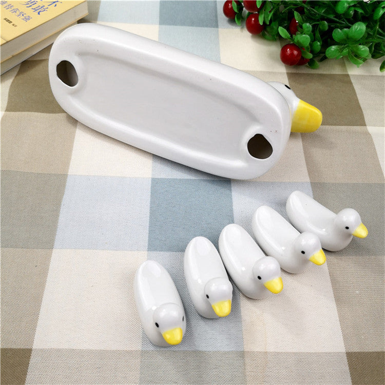 Silly Goose Eats Fancy Plates Set