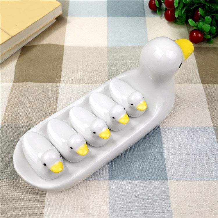 Silly Goose Eats Fancy Plates Set