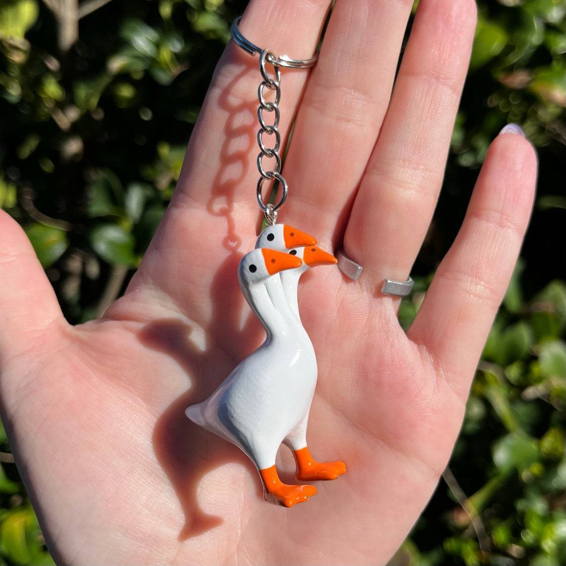 Silly Geese Pendant & Earrings