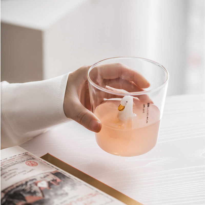 Swimming Goose and Duck Mugs