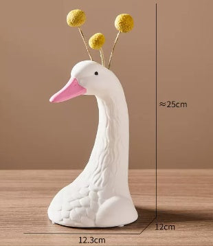 Silly Goose Flower Vase